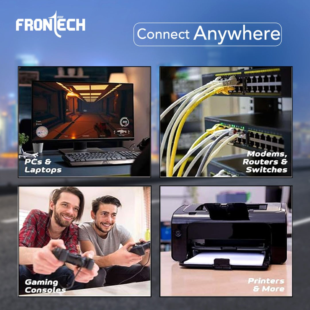 Frontech Cat6 Ethernet Cable/LAN Cable/Network Cable (NC-0001) Frontech Cat6 Ethernet Cable/LAN Cable/Network Cable (NC-0001)